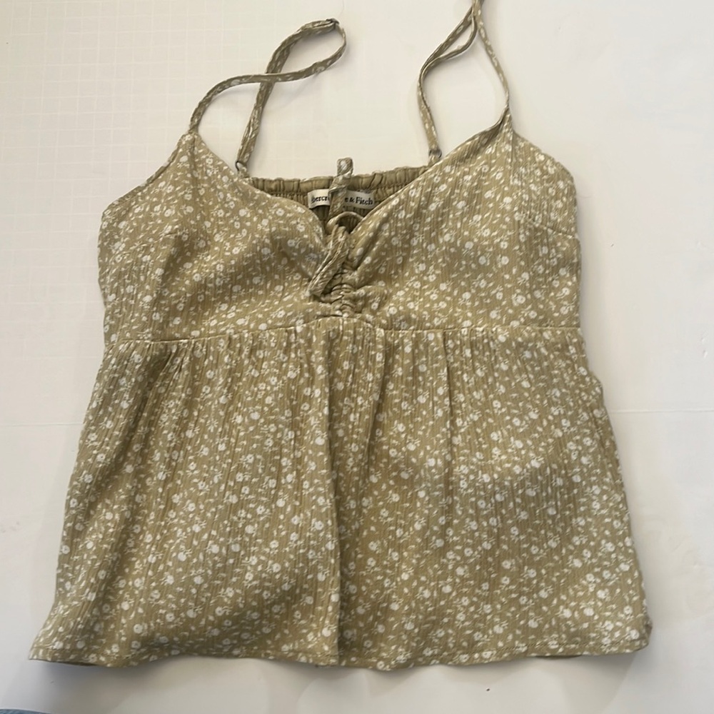 Abercrombie and fitch floral tank top